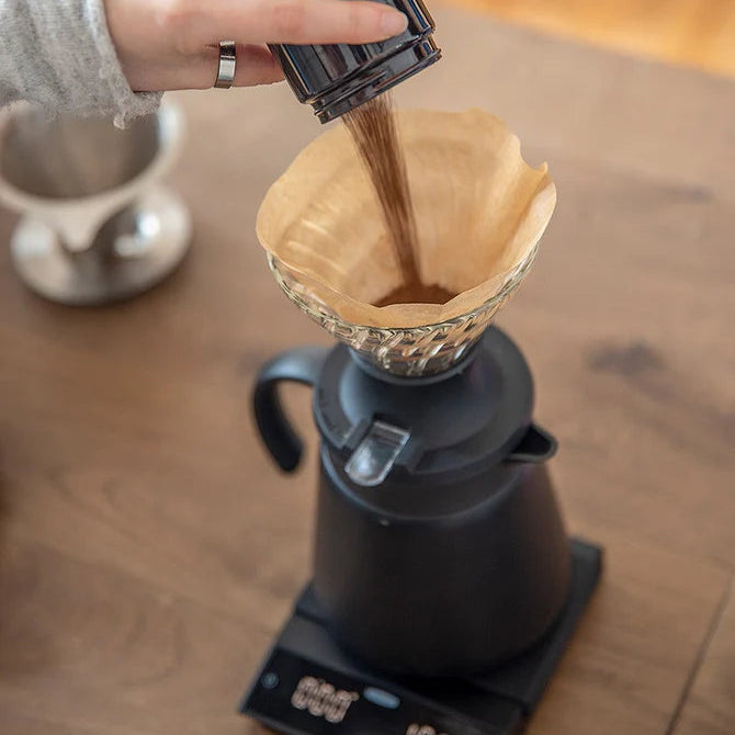 Hario V60 Coffee Filter Papers Size 01 - Brown - (100 Pack Boxed)