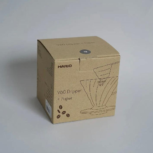 Hario V60 Coffee Dripper set with 40 Filter Papers (size 01)